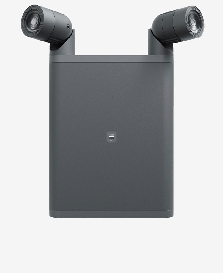 Evolve - Two Lamps - Gray Evenlite Evolve - Two Lamps - Gray