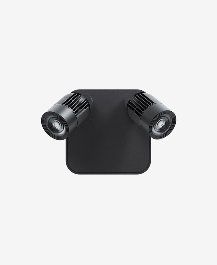 Evolve Remote Head - Two Lamps - Black Evenlite Evolve Remote Head - Two Lamps - Black